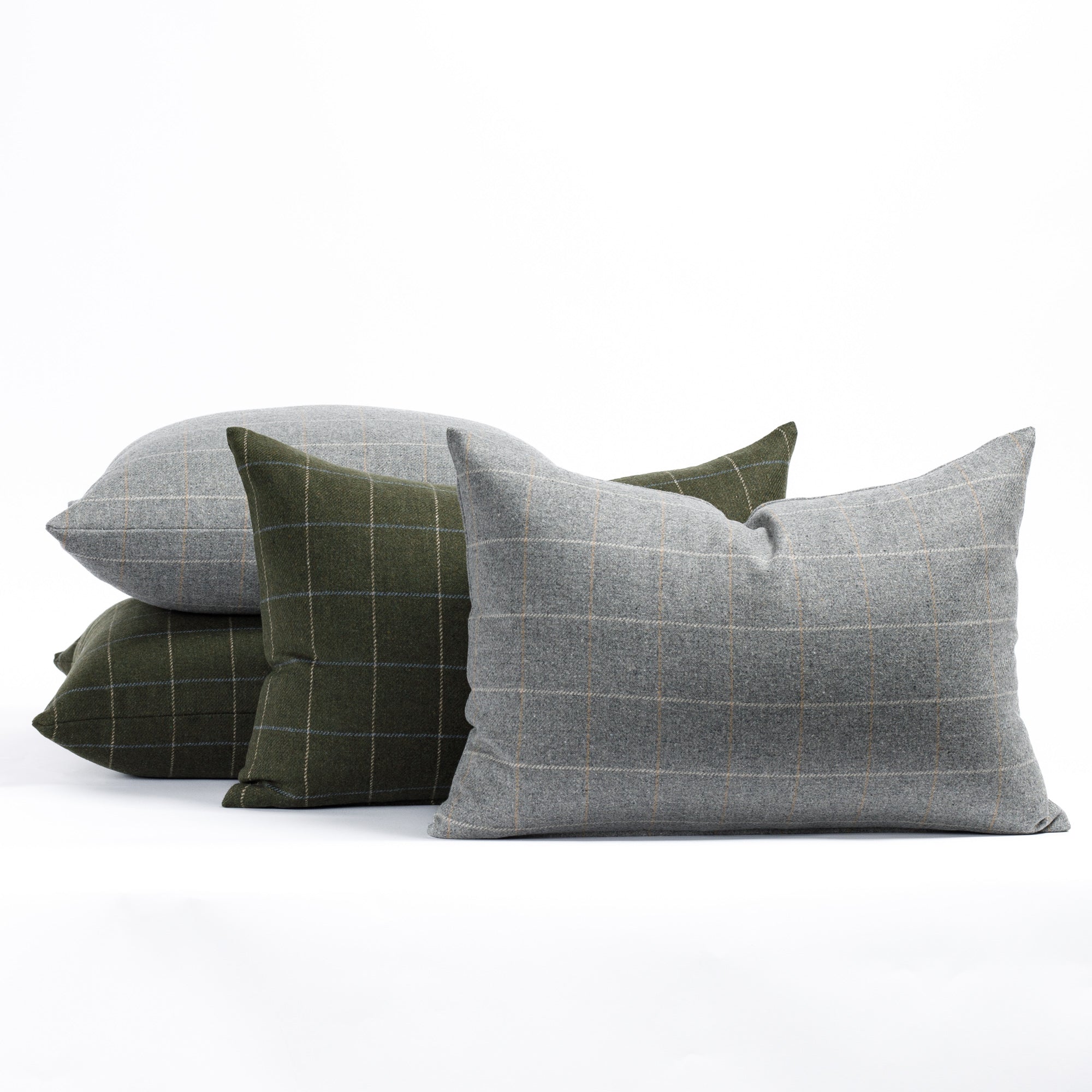 Plaid couch pillows sale