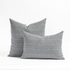 Addison Plaid Flagstone grey throw pillows in two sizes