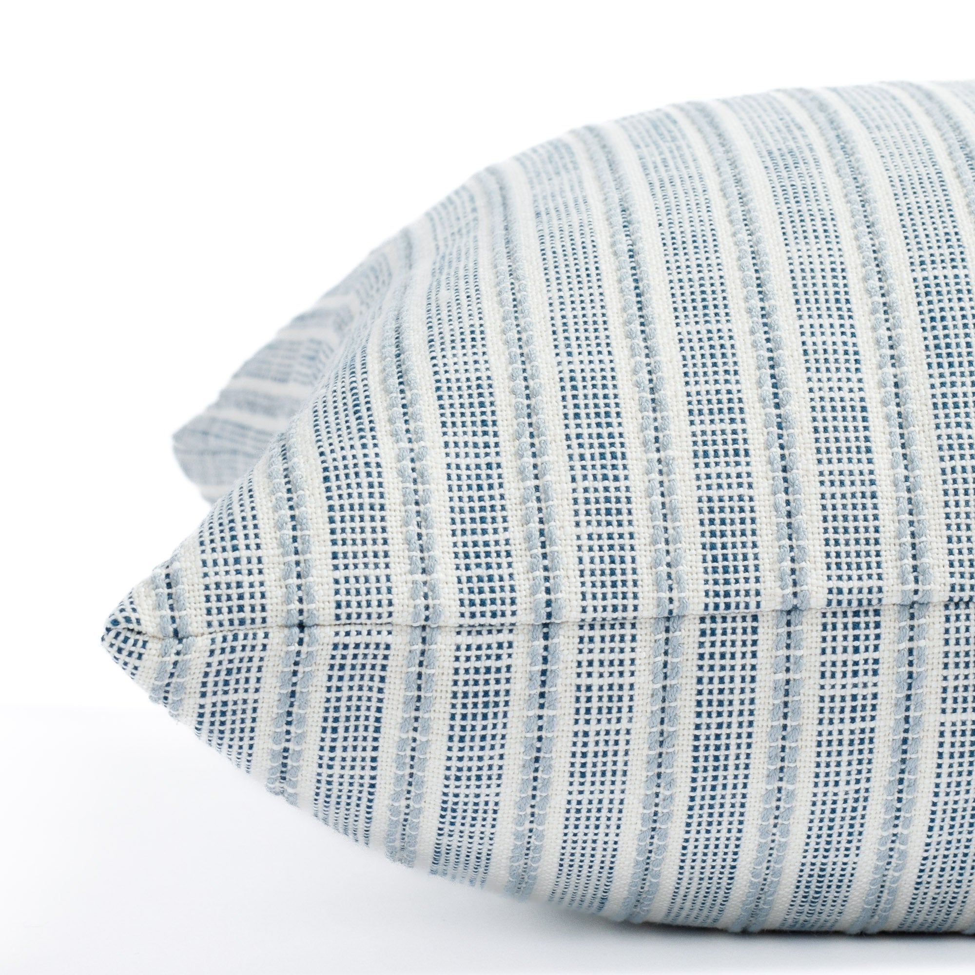 Blue striped throw pillows best sale