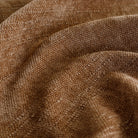 a cinnamon brown chenille upholstery fabric - close up view