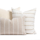 Neutral earth toned throw pillows from Tonic Living