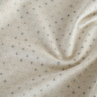 a pearly beige and ice blue diamond patterned chenille Tonic Living fabric 