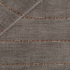 a rich chocolate brown chunky horizontal stripe upholstery fabric 