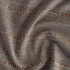 a rich chocolate brown chunky horizontal stripe home decor fabric 