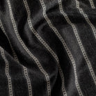 a black and white stripe multi use medium weight fabric