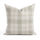 Cabot Sage 20x20, a beige, green and brown plaid pillow from Tonic Living.