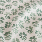 Carmel Pine Fabric, a floral drapery fabric from Tonic Living: close up view.