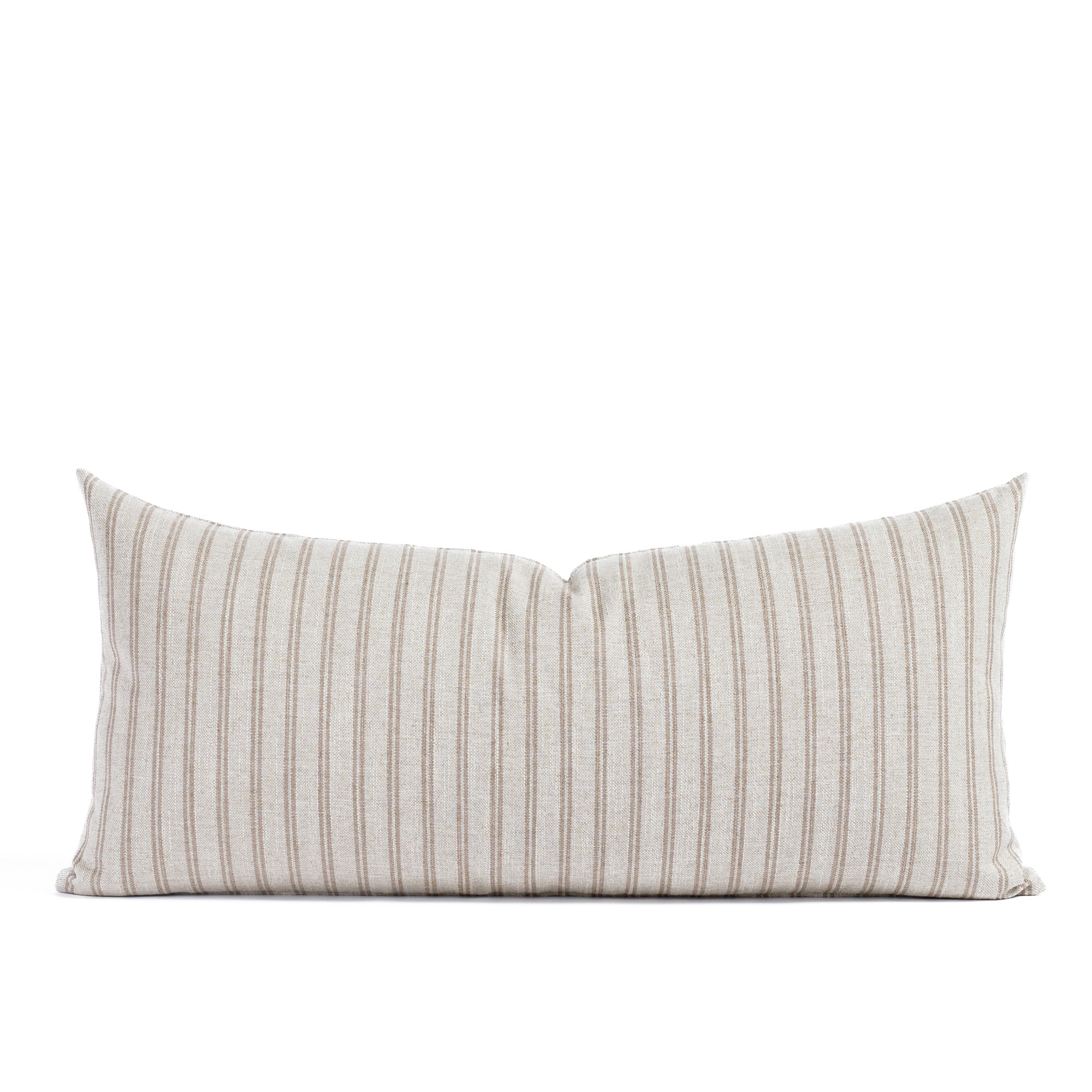 Conway Stripe 15x32 XL Lumbar Pillow Pecan With Insert