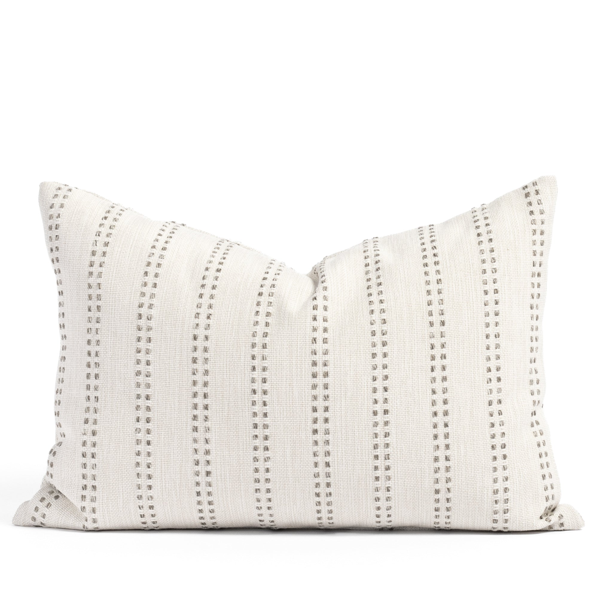 Elodie Stripe 14x20 Lumbar Pillow Felt With Insert