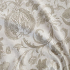 an oatmeal and earthy grey floral print multi purpose fabric from Tonic Living