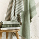 earthy sage green Tonic Living fabrics