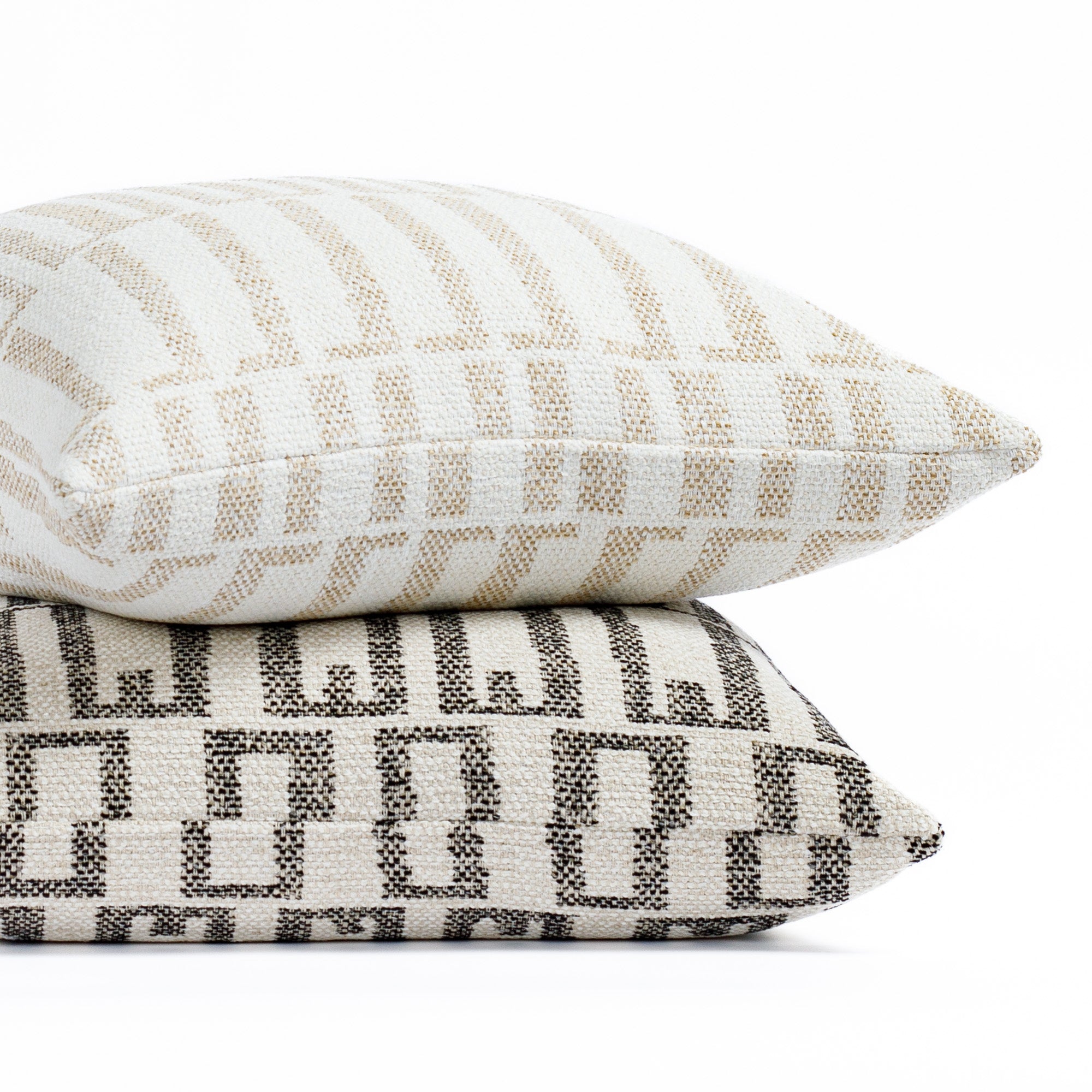 Geometric pattern pillows best sale