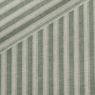 Millcroft Stripe Pine Fabric, a sage green and oatmeal striped upholstery fabric from Tonic Living