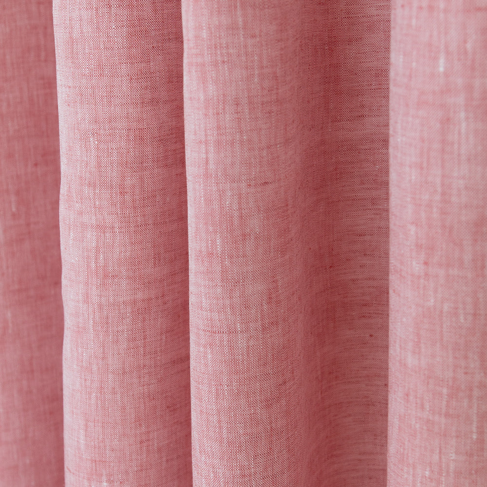 Normandy pink drapery linen fabric from Tonic Living