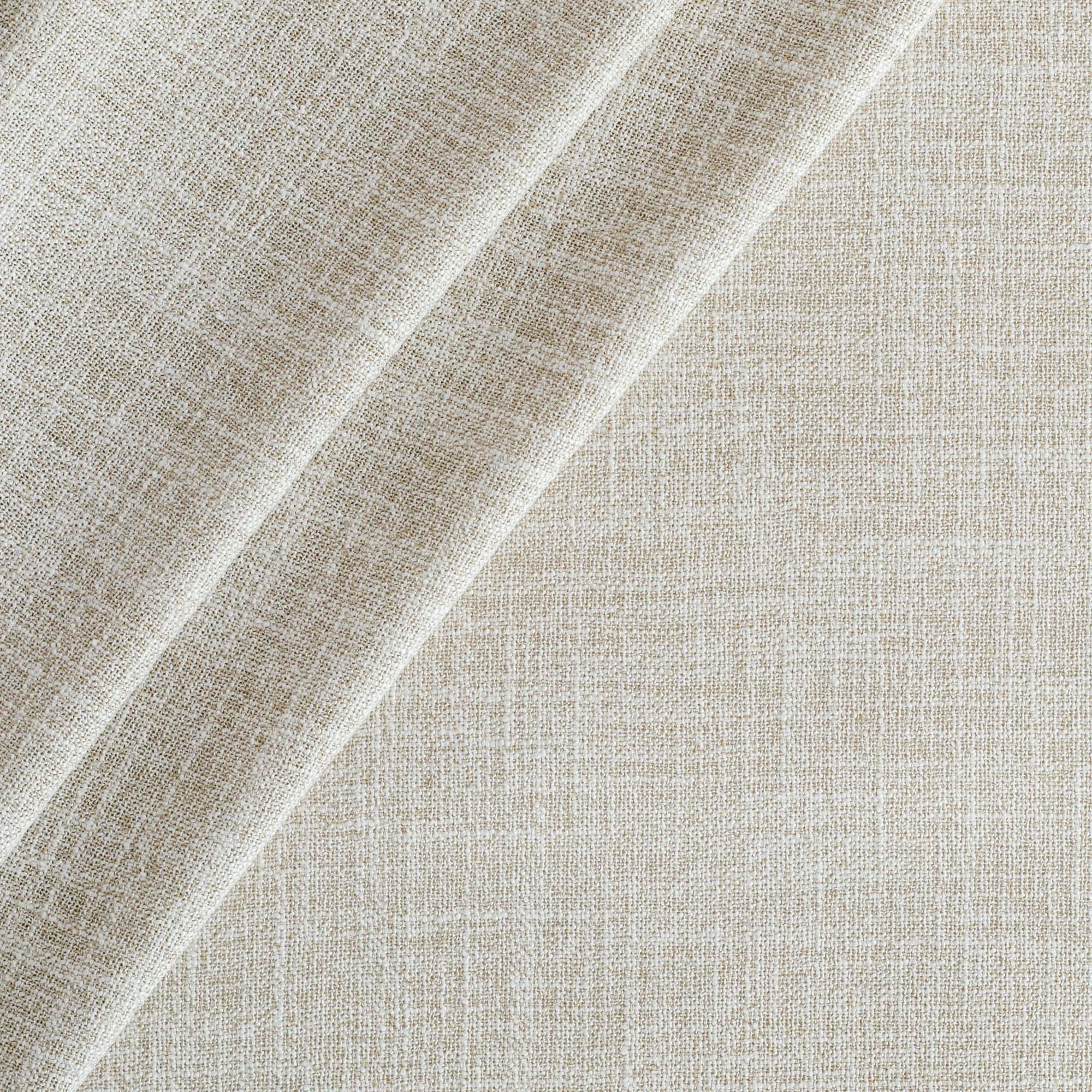 a semi sheer beige curtain fabric