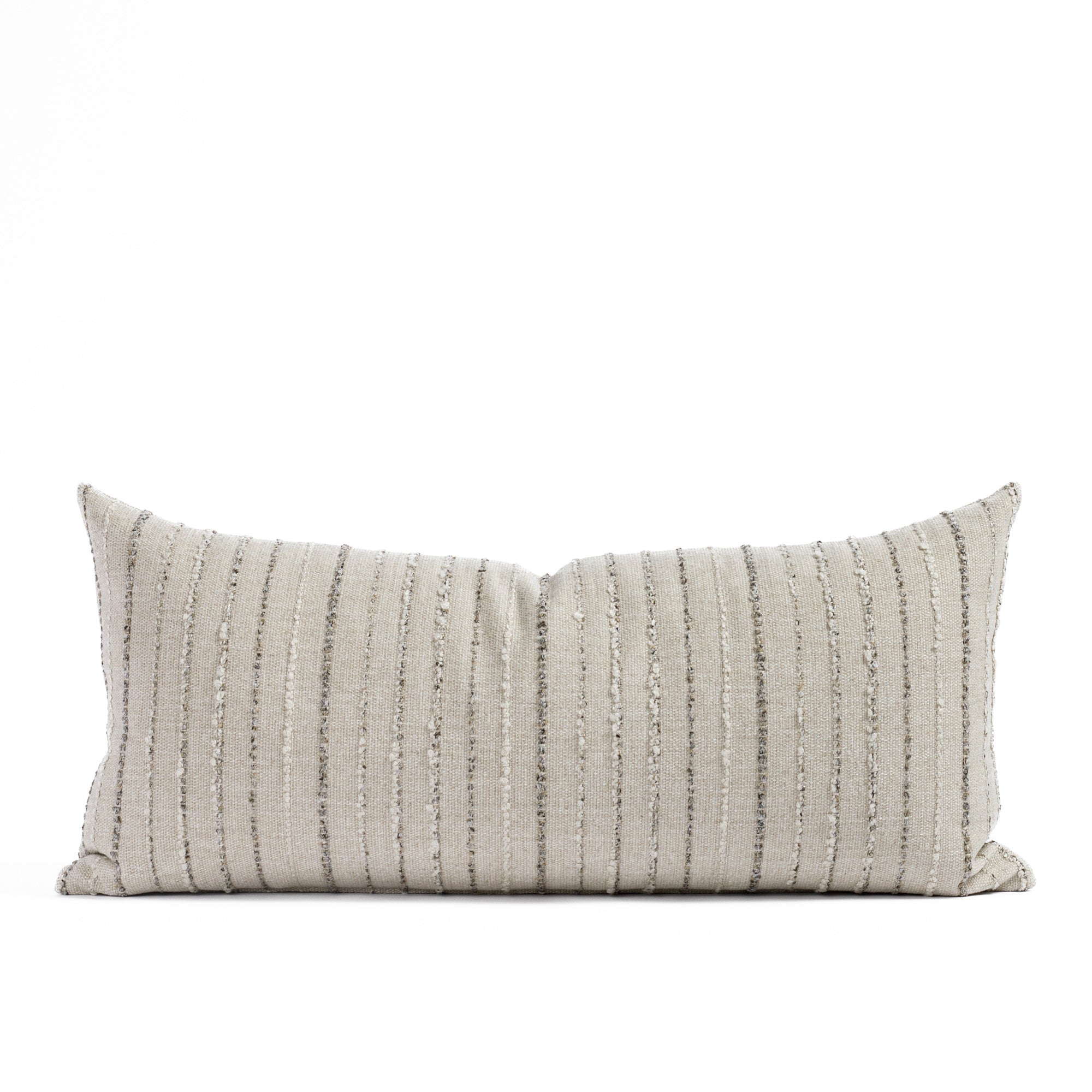 Dunrobin Stripe 22x22 Pillow Sable Tonic Living