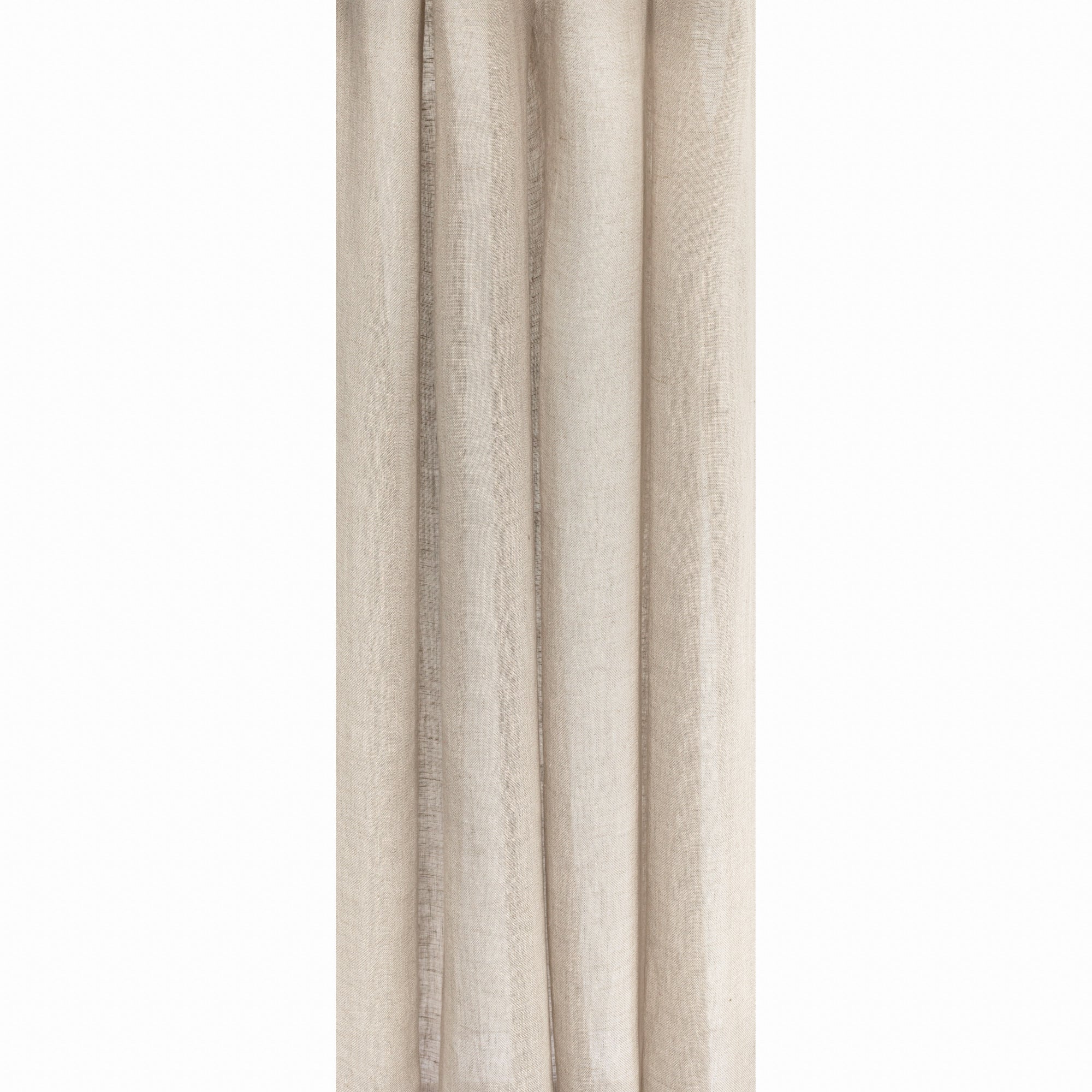 Japanese Style Linen Pattern Semi Sheer Curtain, Custom Sheer