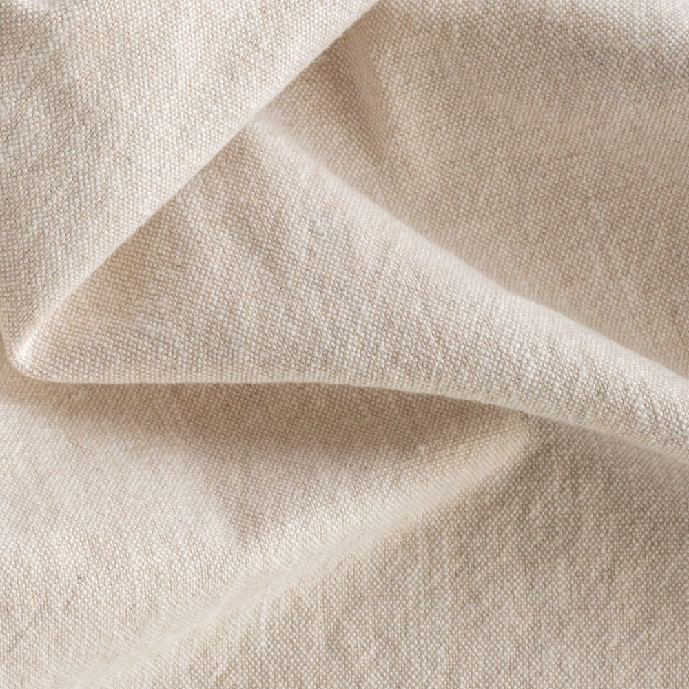 7059612 LINO CREAM Solid Color Linen Blend Upholstery And Drapery Fabric