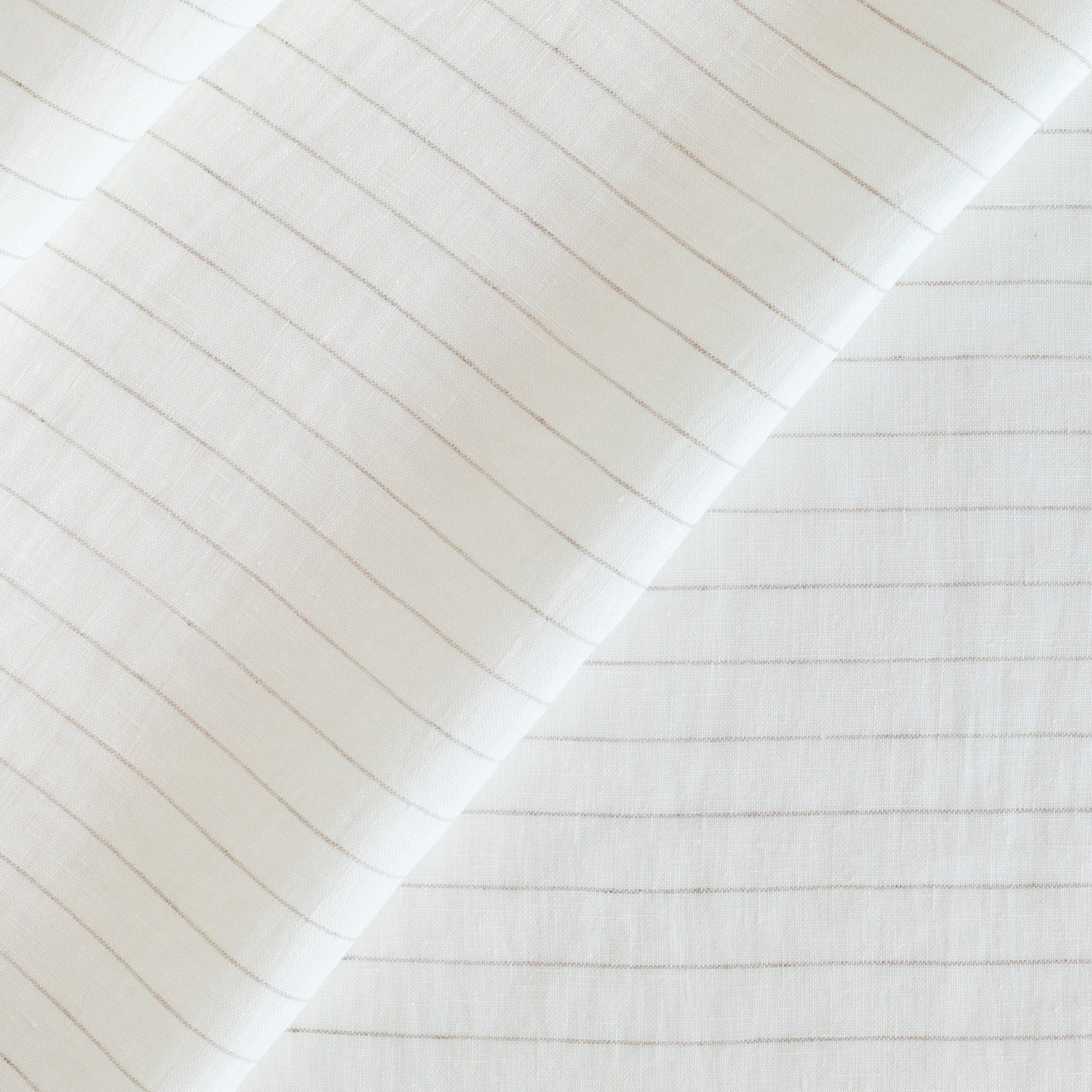 Hudson Stripe Fabric, Natural