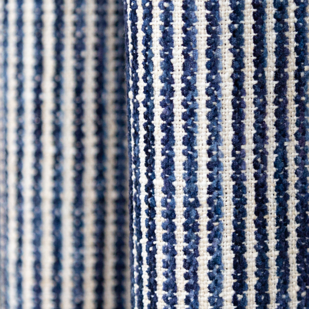 Marklin Stripe Fabric, Ink Blue